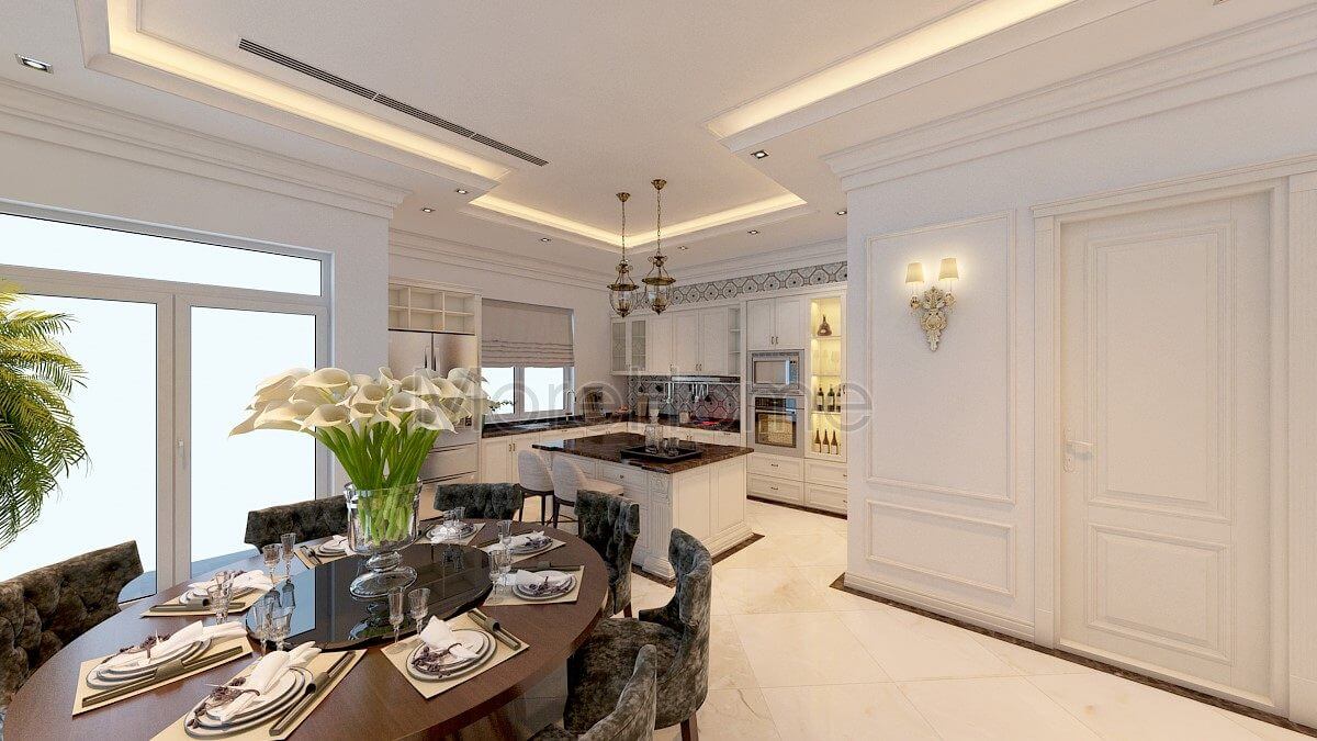 Thiết kế nội thất biệt thự The Venica Khang Điền